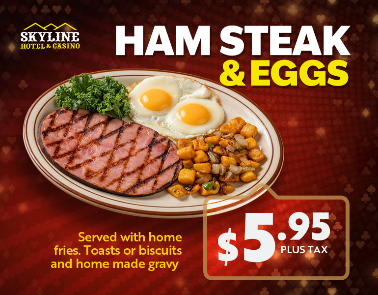 Ham Steak & Eggs